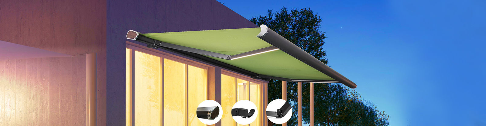 Toldo completo da gaveta