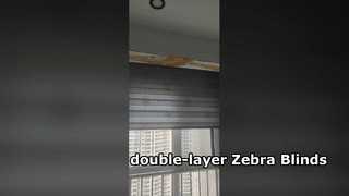 Cortinas Zebra de camada dupla