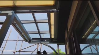 Toldo retrátil para marquise