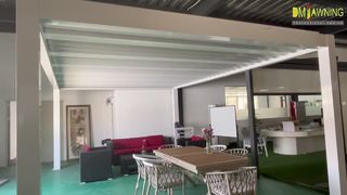 Grelhas solares inclináveis ​​de alumínio ajustáveis ​​motorizadas