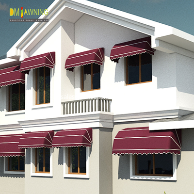 3.0m French Style Awnings Aluminum Dutch Metal Dome Awnings