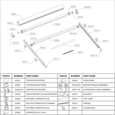 Skylight Motorised Retractable Awnings Aluminum Conservatory Canopy Awning
