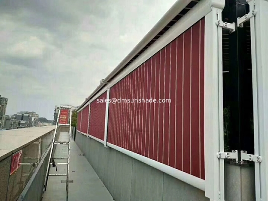 Skylight Motorised Retractable Awnings Aluminum Conservatory Canopy Awning
