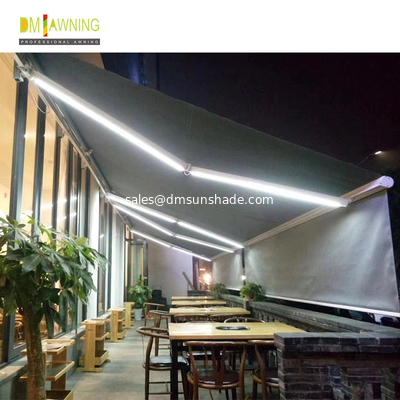 Full Cassette Retractable Awning Outdoor Durable Electric Automatic Motorized
