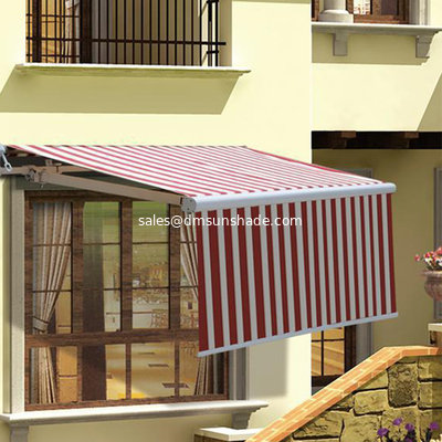 Full Cassette Retractable Awning Outdoor Durable Electric Automatic Motorized