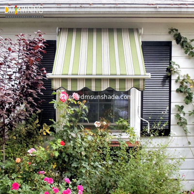 Manual Outdoor Drop Arm Remote Control Sun Awnings