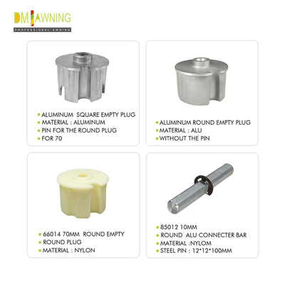 Mechanism Awning Roller Blind Kits Components Aluminum Awning Sq Plug