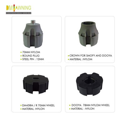 Awning Roller Shade Kit Reel Nylon Round Plug Aluminum Awning Hardware
