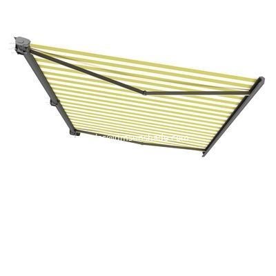 Outdoor Luxury Full Cassette Retrátil Telhado Com Motor e Luz LED Customize Telhado