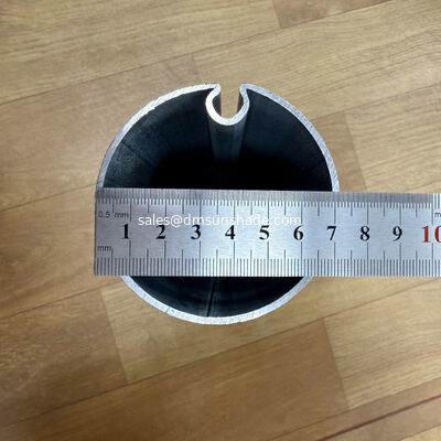 Tubo de aço de 70 mm OD × 2,0 mm, 8 metros integral para toldos externos