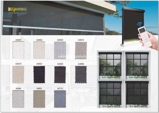 Kit de Ferragens para Toldo Retrátil de Rolo Tecido de Tela Solar